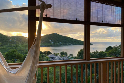 St. John Rental - cottage porch